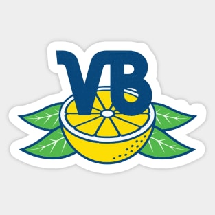 Vintage Vero Beach Dodgers Baseball 1980 Sticker